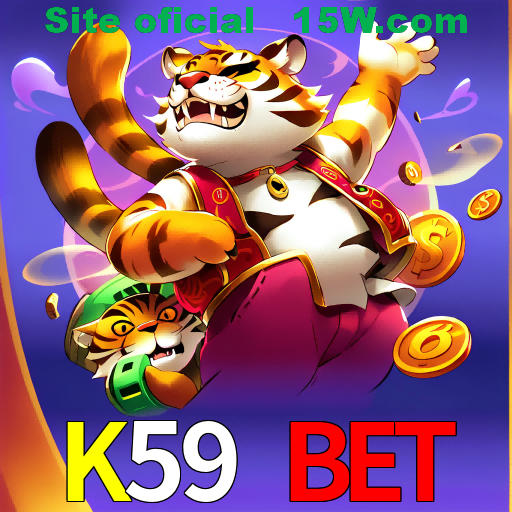 Imagem promocional da K59 Bet mostrando a plataforma e suas vantagens